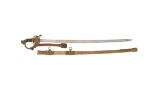 Presentation Grade Officer's Sword & Scabbard of Capt. Hoelzle