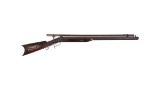 W.W. Wetmore Half Stock Target Rifle with False Muzzle & Scope