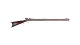 Engraved Morgan James Percussion Target Rifle with False Muzzle