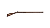 Engraved Half Stock Percussion Rifle by Alexander McComas