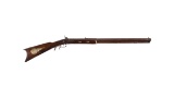 Engraved Half-Stock Percussion Rifle