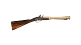 Brass Barreled Flintlock Blunderbuss with Folding Bayonet