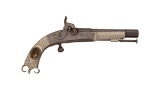 Engraved Percussion Scottish Belt Pistol by Campbell
