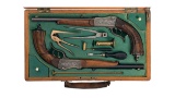 Cased  Pair of Martini-Style Target Pistols