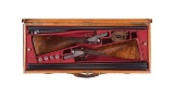 Pair of Engraved Cogswell & Harrison Hammerless Shotguns