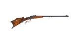 Unique Pre-World War II Tanner Single Shot Schuetzen  Rifle