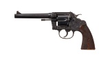 Engraved Colt New Service Target DA Revolver