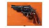 Engraved Smith & Wesson Model 27-2 DA Revolver