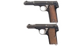 Two Nazi Proofed Astra Semi-Automatic Pistols