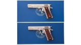 Two Consecutively Numbered Colt 1991A1 Government Model Pistols