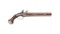 Very Fine Engraved Erttel Double Barrel Flintlock Pistol