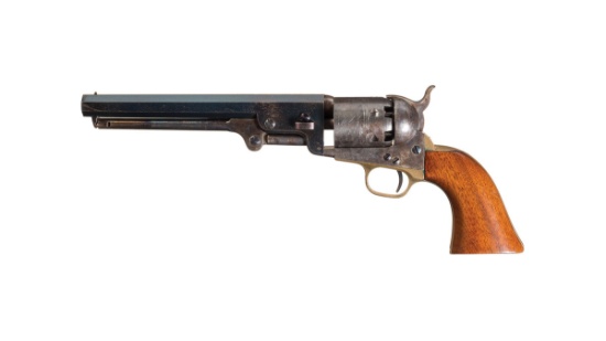 W. Stokes Kirk Type Colt Model 1851 Navy Percussion Revolver