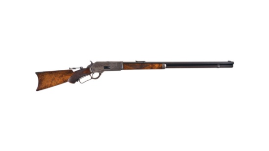 Winchester Deluxe Model 1876 Lever Action Rifle, Factory Letter