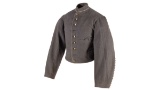 Gray Military Jacket Attributed to a Confederate Soldier