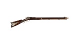 S.C. Miller Half-Stock Percussion Target Rifle with False Muzzle