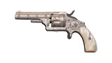 Factory Engraved MH&Co. Medium Frame Spur Trigger Revolver