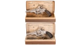 Two Merwin Hulbert & Co Pocket Revolvers with Boxes