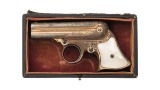 Remington Elliot's Patent Four Shot Derringer with Pearl Grips