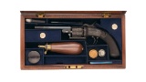 Cased Exhibition Quality John S. Roberts Percussion Revolver