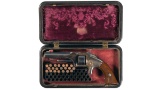 S&W Model No. 1 First Issue 6th Type Revolver, Gutta Percha Case