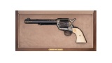 Alvin White Engraved Colt 2nd Gen SAA Revolver