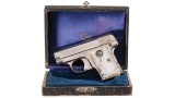 Colt Model 1908 Vest Pocket Pistol w/ Pearl Grips & Case