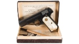 Colt  1903 Pocket Hammerless Pistol with Pear Grips & Box