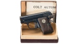 Colt Model 1908 Vest Pocket Pistol with Box