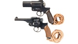 One Imperial Japanese Flare gun and One Revolver