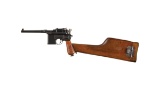 Mauser Model 1930 Commercial Broomhandle Pistol with Stock