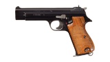 Excellent Swiss Army SIG P210 Semi-Automatic Pistol with Holster