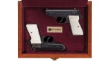 Cased Pair of Walther/Interarms PPK/S Model Pistols