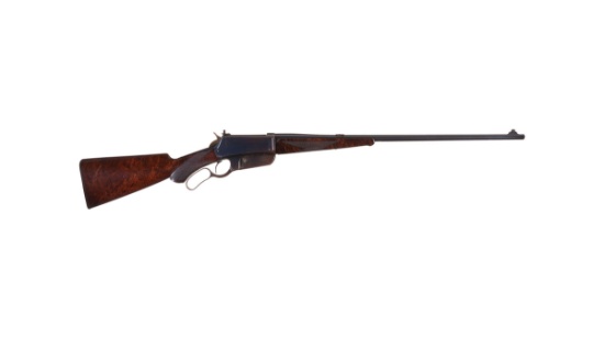 Winchester Deluxe Model 1895 Flat Side Rifle, Letter