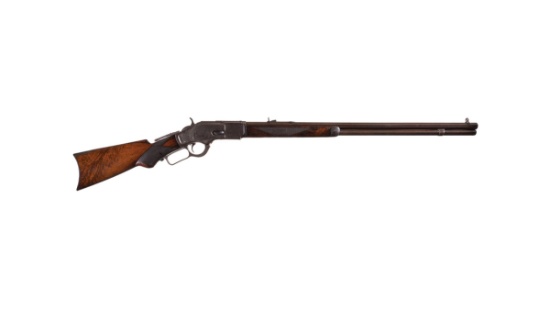 Winchester Deluxe Model 1873 Rifle with Factory Letter