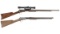 Two Winchester Slide Action Rifles