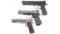 Three Llama Semi-Automatic Pistols