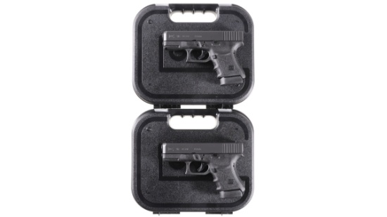 Two Glock Model 30 Semi-Automatic Pistols w/ Cases