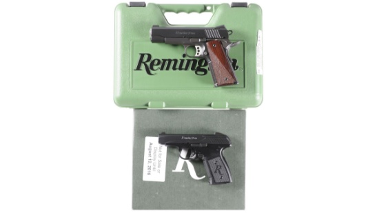 Two Remington Semi-Automatic Pistols
