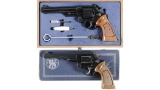 Two Smith & Wesson DA Revolvers