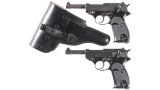 Two Walther Semi-Automatic Pistols