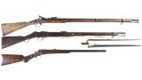 Three Antique Long Guns