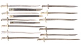 Group of Twelve Sword Bayonets