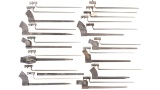 Group of Sixteen Socket Bayonets