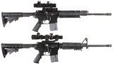 Two Bushmaster XM15-E2S Semi-Automatic Carbines