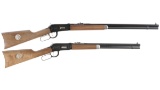 Two Winchester Model 94 Buffalo Bill Commemorative Lever Action