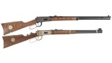 Two Commemorative Winchester Model 94 Lever Action Long Guns