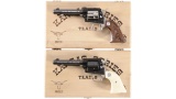Two Cased Colt Frontier Scout Kansas Series SA Revolver