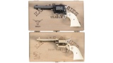 Two Cased Colt Kansas Series Frontier Scout SA Revolvers