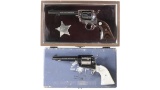 Two Cased Colt Commemorative Single Action Revolvers