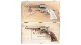 Two Cased Commemorative Colt Frontier Scout SA Revolvers